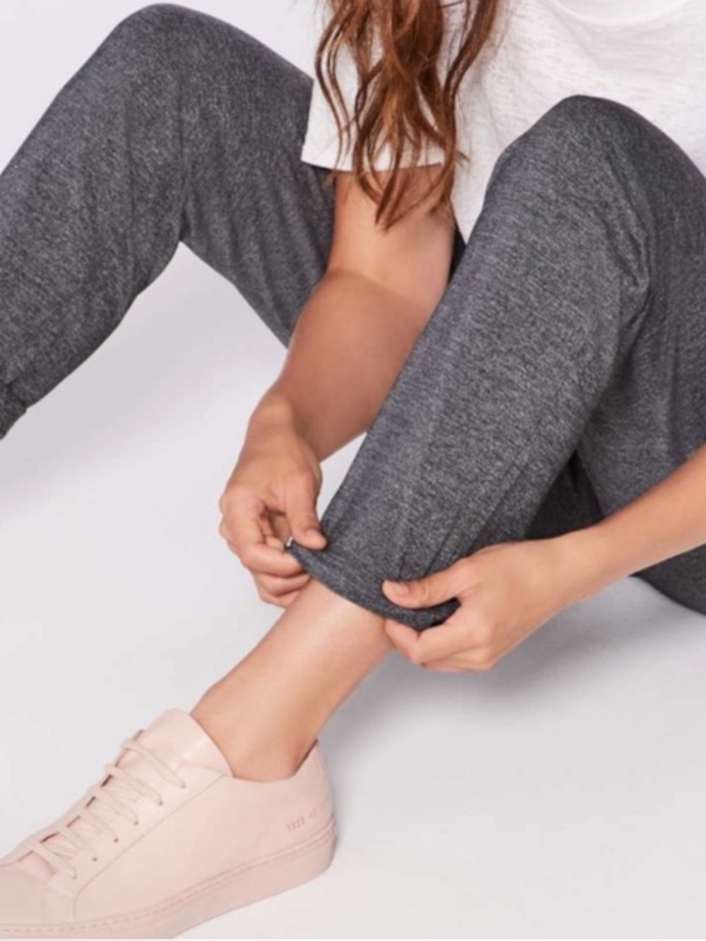 Lululemon On The Fly Pant Heathered Gray Size 14 Inseam 27” - Picture 7 of 7